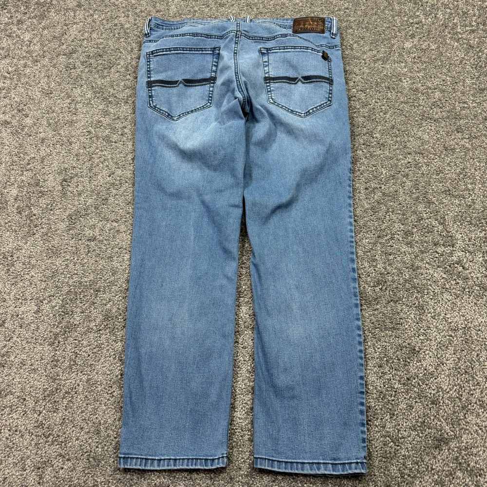 Buffalo David Bitton Jeans Mens 36x29 Blue Axel Slim Stretch Medium Wash Denim - Picture 2 of 10